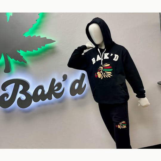 Bak'd - Bak'd Chief'n Hoode Set -Black - 1