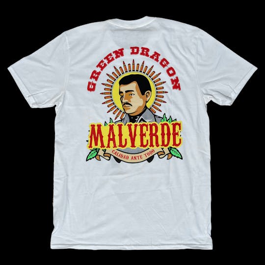 Green Dragon - Malverde White Shirt (XL) - 1