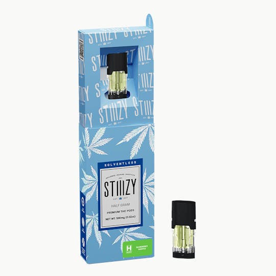 STIIIZY - Vape Cartridge - BLUEBERRY MUFFIN .5G Solventless Live Rosin Pod - STIIIZY - 1