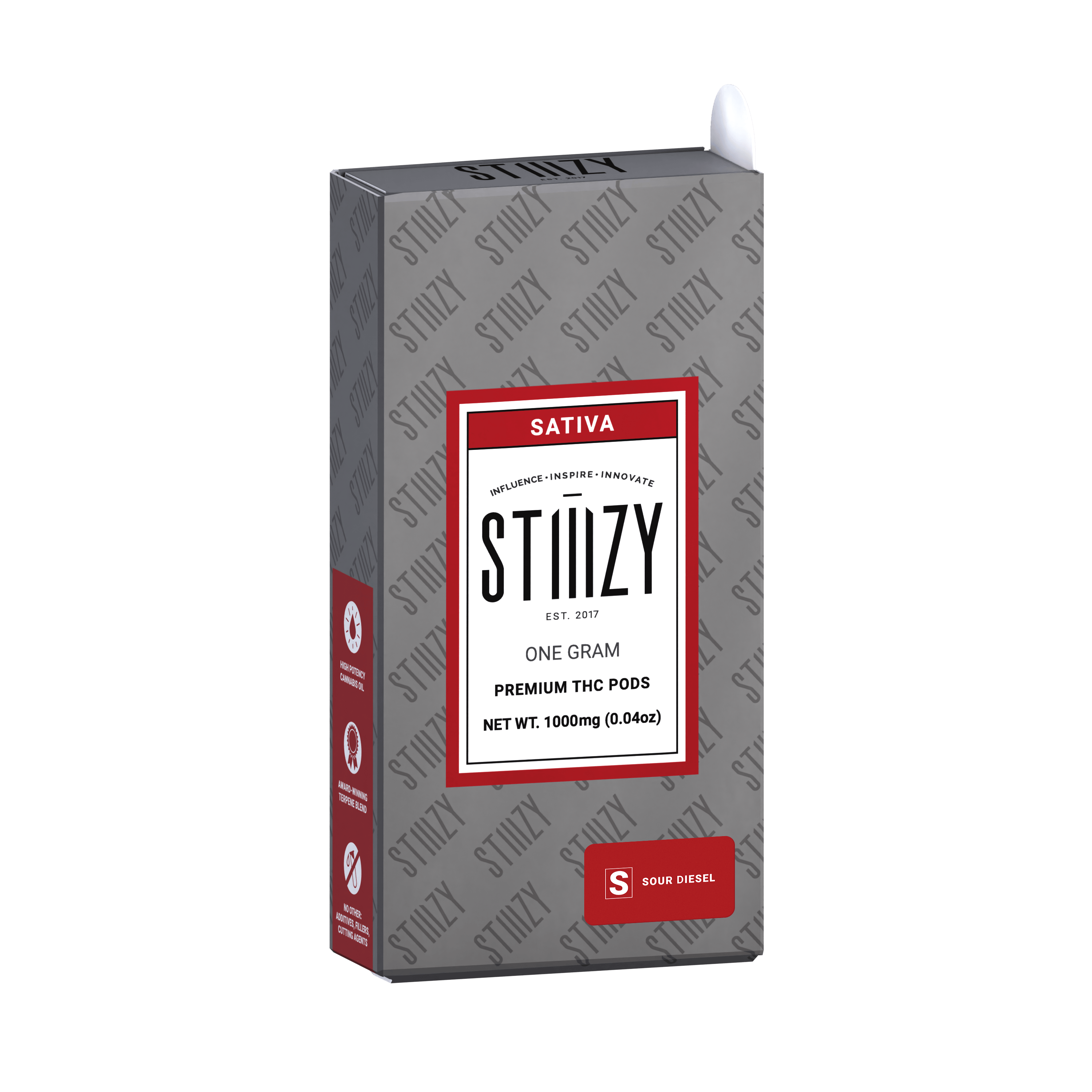 STIIIZY - Vape - SOUR DIESEL - PREMIUM THC POD 1G - IL - 1