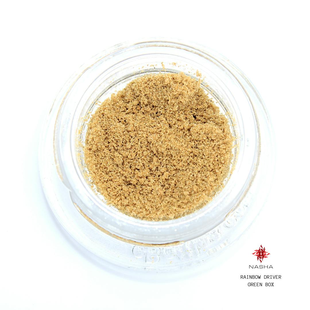 NASHA - Rainbow Driver Green Powder hash - 1