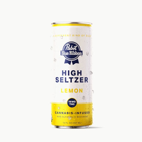 Pabst (PBR) - PABST | PBR Infused High Seltzer - HIGH LEMON | 10mg | Single Can - 1