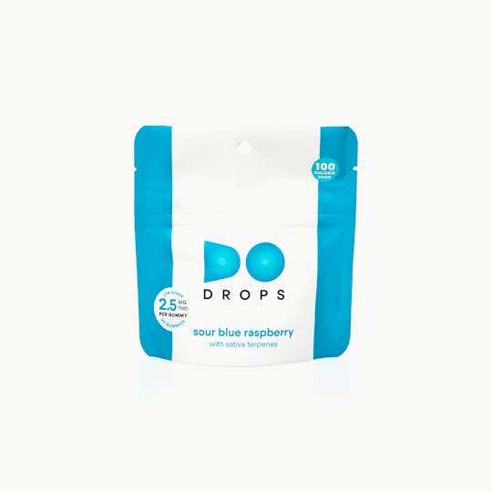 Do Drops - Do Drops | Sour Blue Raspberry Gummies - Sativa - 20pk (50mg) - 1