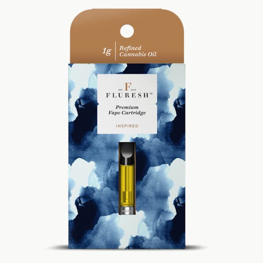Fluresh - Fluresh 1g Distillate Vape Cart: Gelato - 1