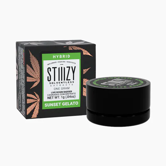 STIIIZY - - SUNSET GELATO - Live Rosin Badder - 1
