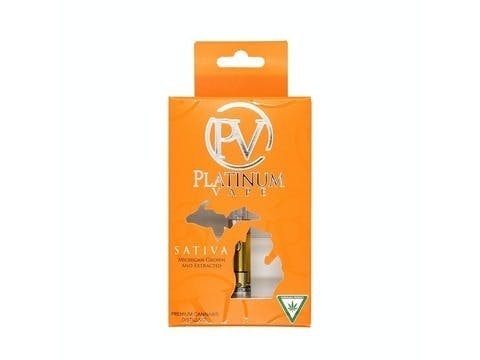Platinum Vape - Platinum Vape Quantum Kush (Sativa) 510 thread cartridge 1g - 1