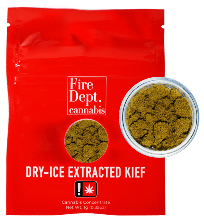 Fire Dept. Cannabis - 1g Dry-Ice Kief - Watermelon Zkittlez - 1