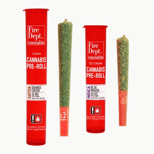 Fire Dept. Cannabis - 1g Preroll - Super Silver Haze - 1