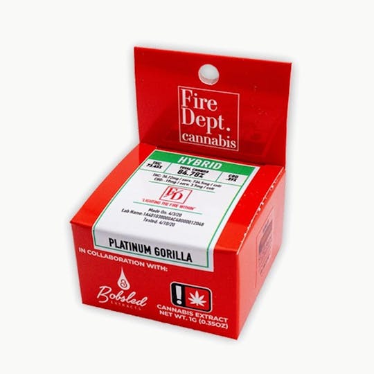 Fire Dept. Cannabis - 1g Sugar Wax - MAC - 1