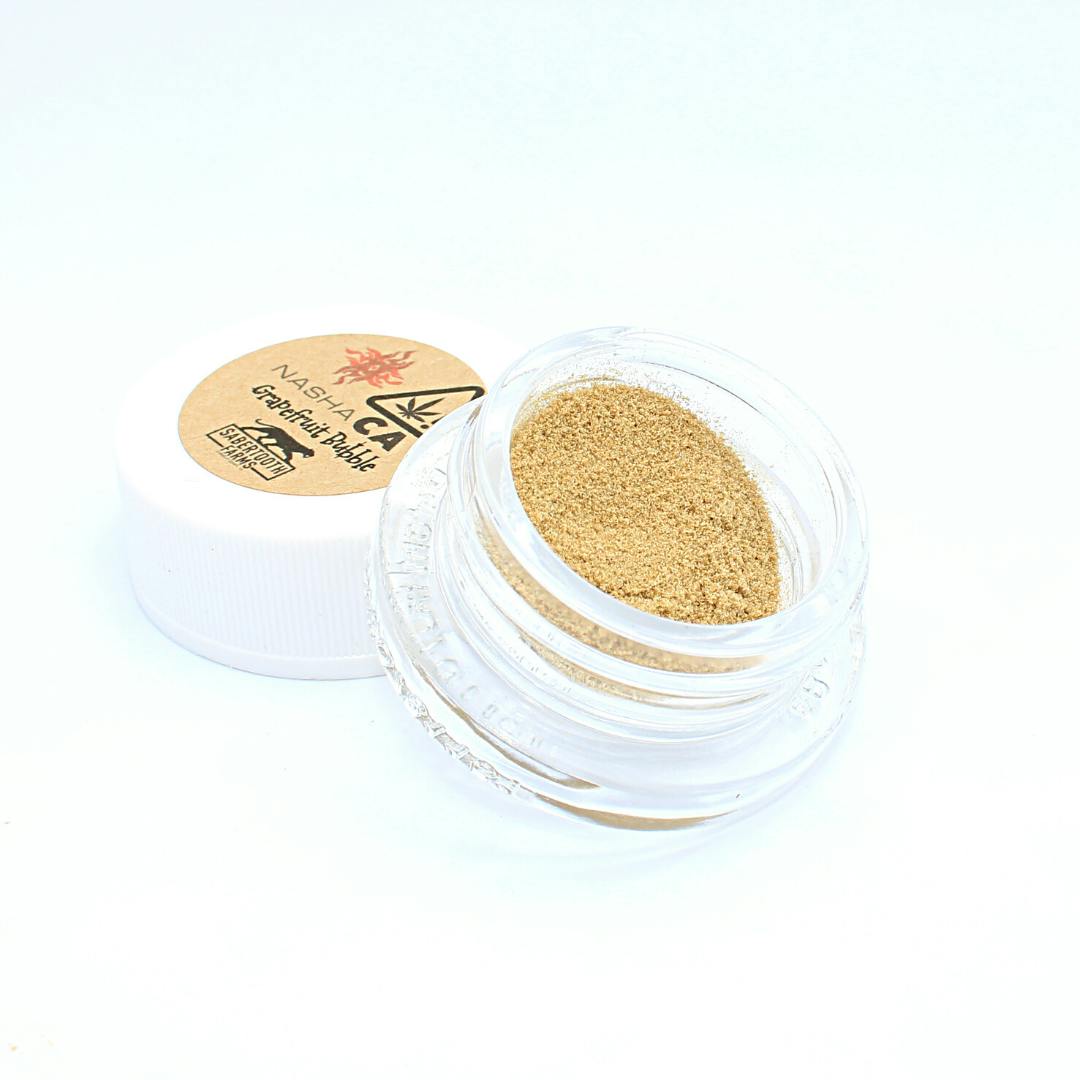 NASHA - Grapefruit Bubble Green Powder Hash - 1