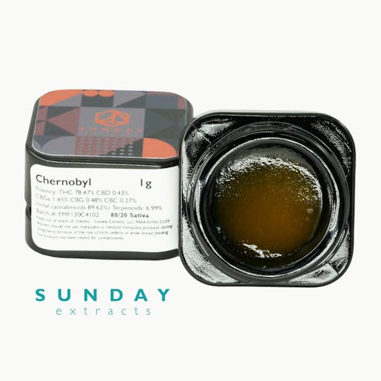 Sunday Extracts - 1g Concentrate Chernobyl - 1