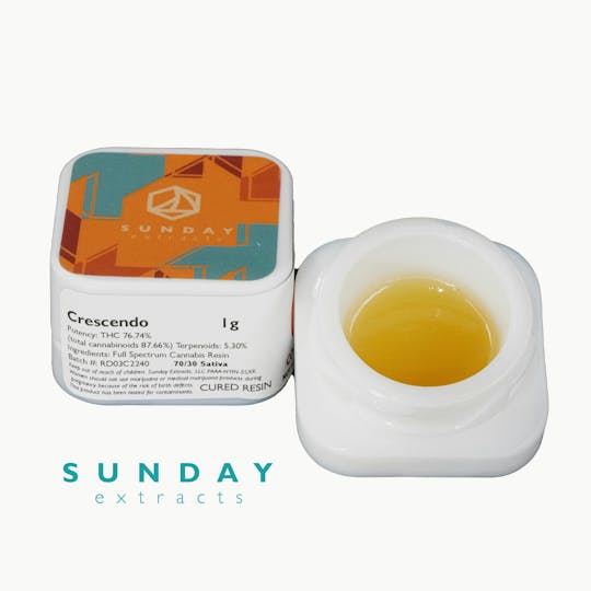 Sunday Extracts - 1g Concentrate Crescendo - 1