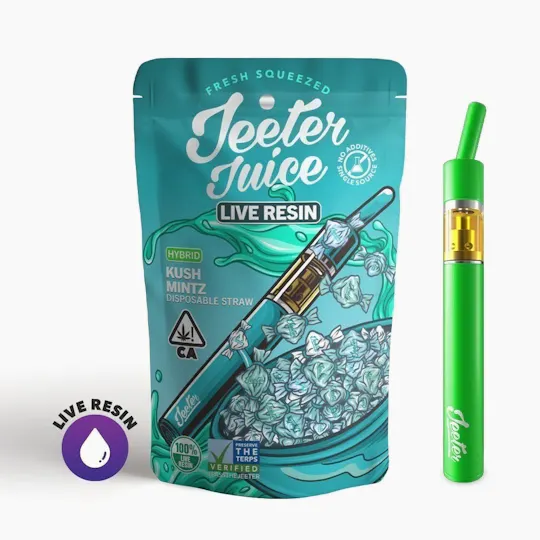 Jeeter - Jeeter | Kush Mintz | Live Resin Straw Disposable | 0.5g - 1