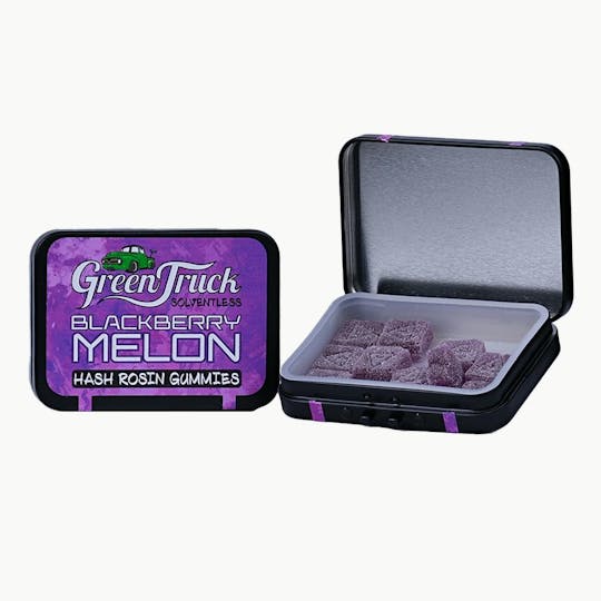 Green Truck - Premium Hash Rosin Gummies - Blackberry Melon (100 MG) - 1