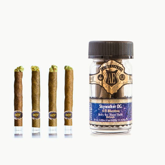 El Blunto by Albert Einstone's - El Bluntito x MKC - 4-Pack - Skywalker OG - Hash Infused - 4 x .85G - 1