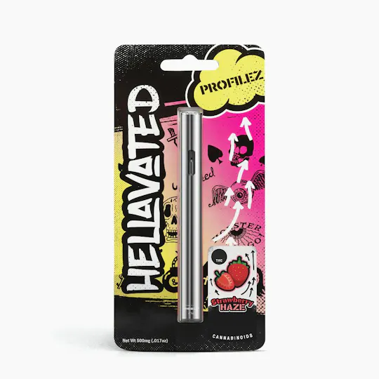 Hellavated - Strawberry Haze Profilez All In One 500mg - 1