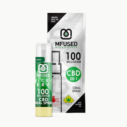 MFused - MFUSED Micro-Serving CBD Oral Spray: Mango 20:1 (CBD to THC) - 1