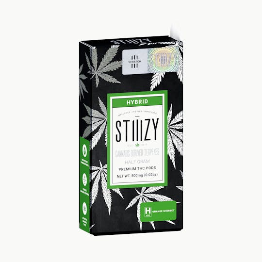 STIIIZY - Vape Cartridge - ORANGE SHERBET .5G CDT Pod - STIIIZY - 1