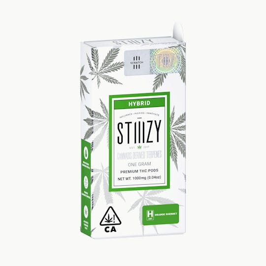 STIIIZY - Vape Cartridge - ORANGE SHERBET 1G CDT Pod - STIIIZY - 1