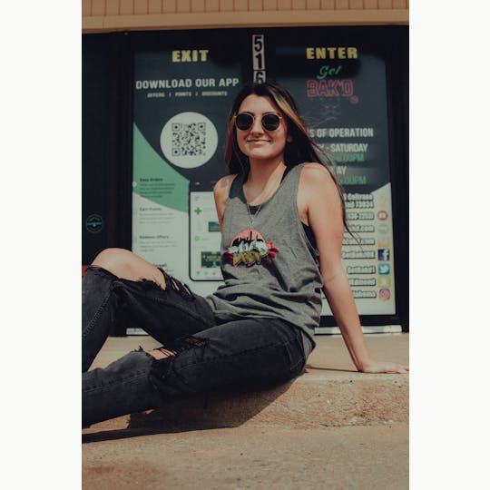 Bak'd - Graffiti Tank Top (Gray) - 1