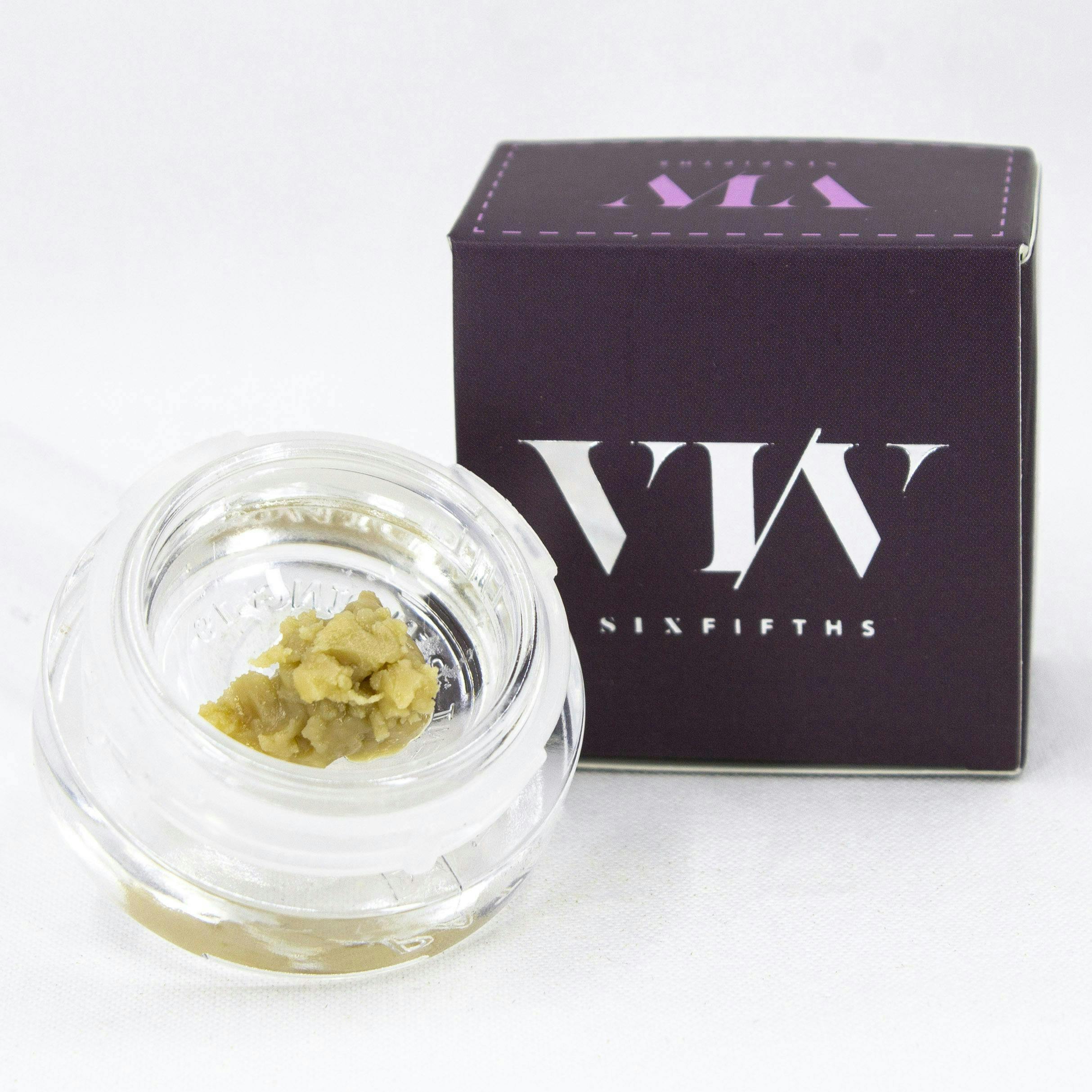 Six Fifths - Six Fifths | Gluttony | Live Rosin | Badder | 1g - 1