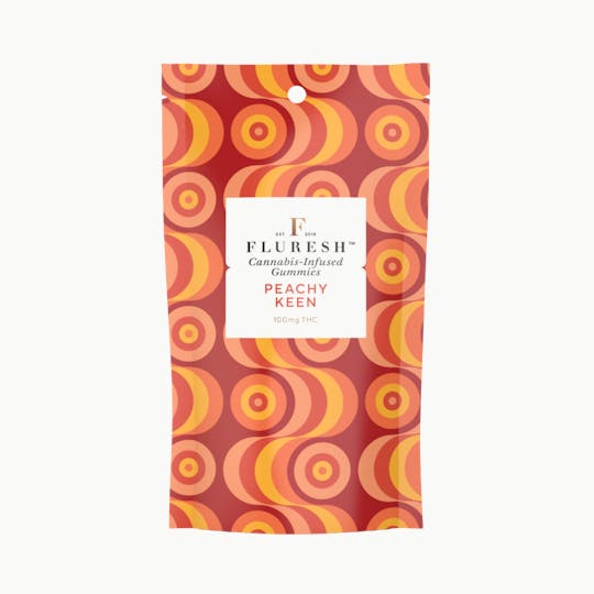 Fluresh - Fluresh Cannabis-Infused Gummies: Peachy Keen - 1