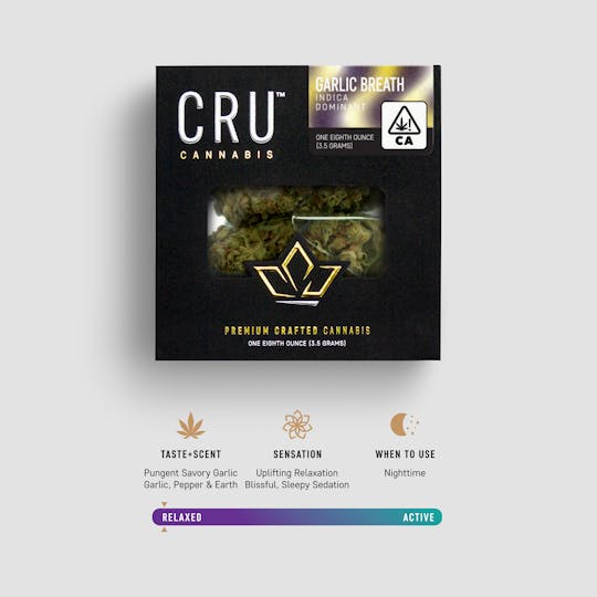 CRU Cannabis - Garlic Breath (3.5 Grams) - 1