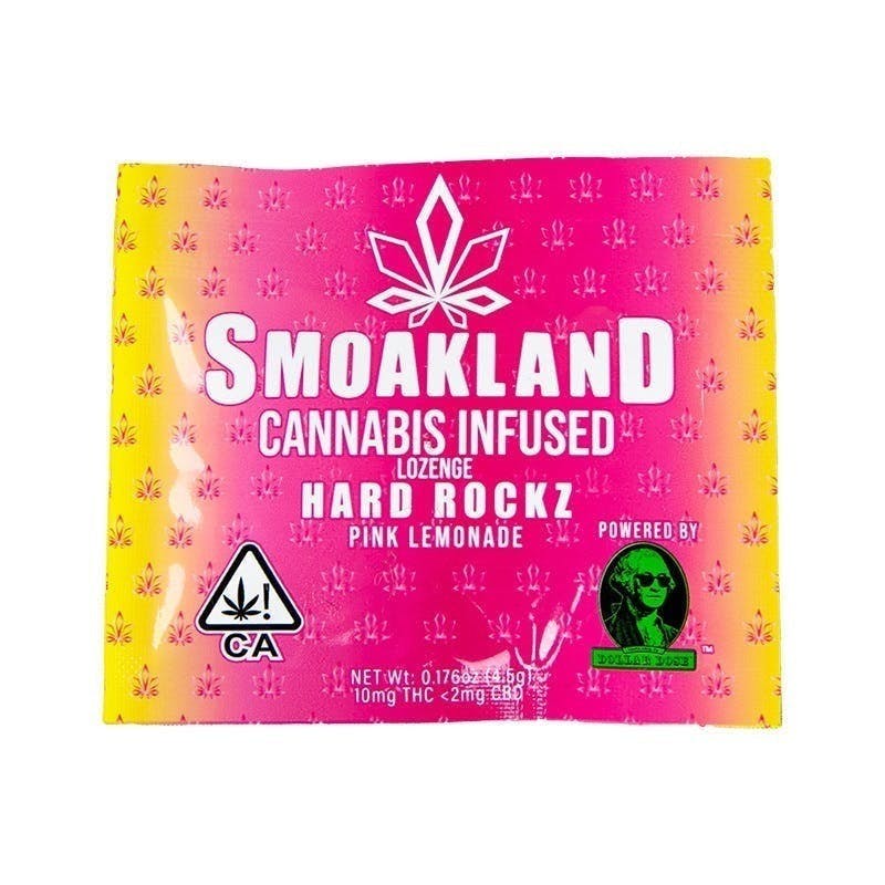Smoakland - Smoakland | Hard Rockz | Pink Lemonade Lozenge | 10mg | Single - 1