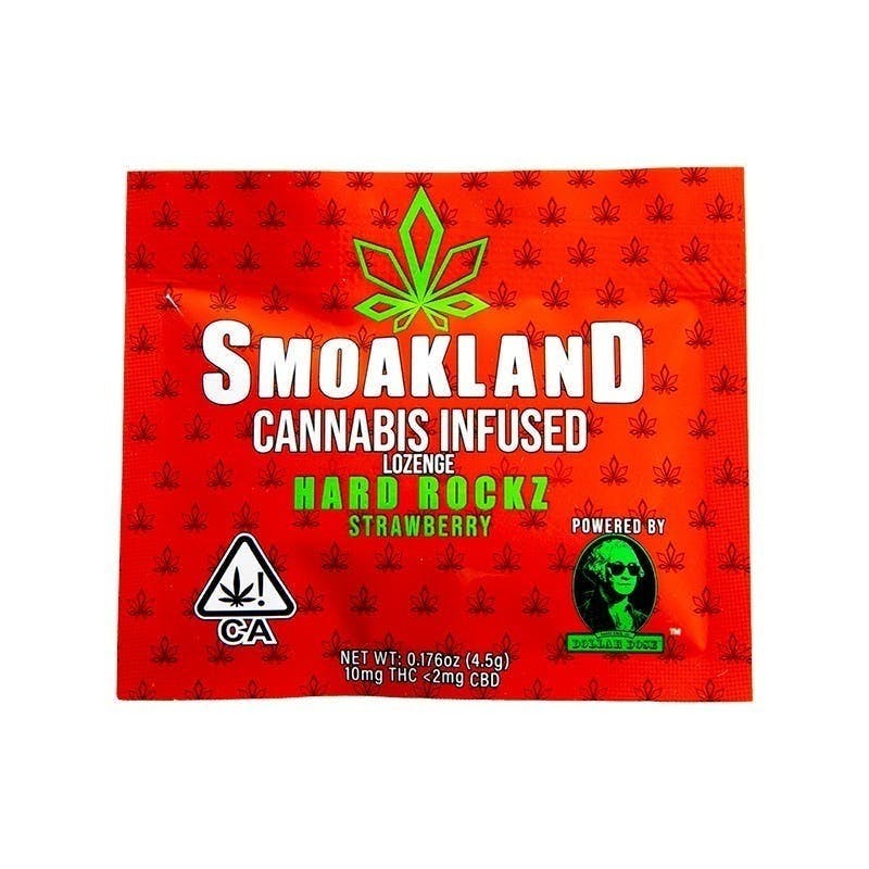 Smoakland - Smoakland | Hard Rockz | Strawberry Lozenge | 10mg | Single - 1