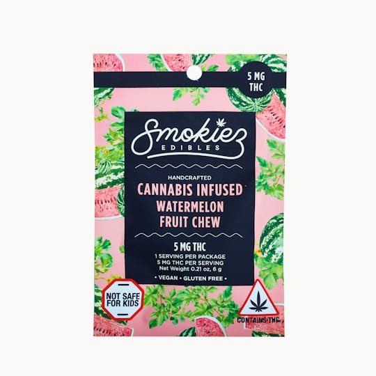 Smokiez Edibles - Watermelon 5mg THC Single Piece - MA - 1