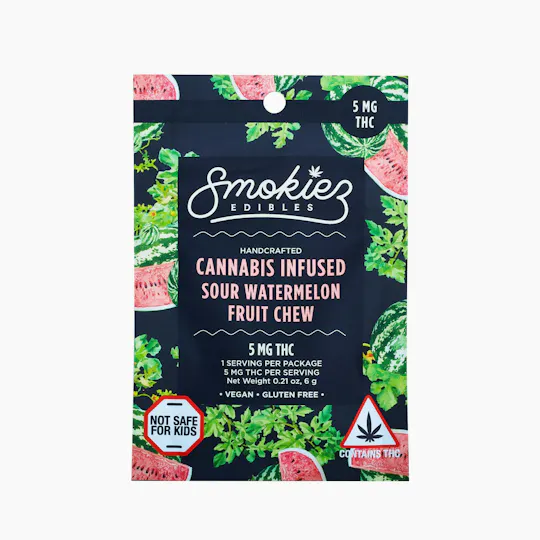 Smokiez Edibles - Sour Watermelon Fruit Chew | 5mg - 1
