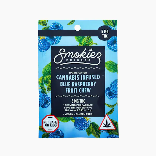Smokiez Edibles - Blue Raspberry Fruit Chew | 5mg - 1