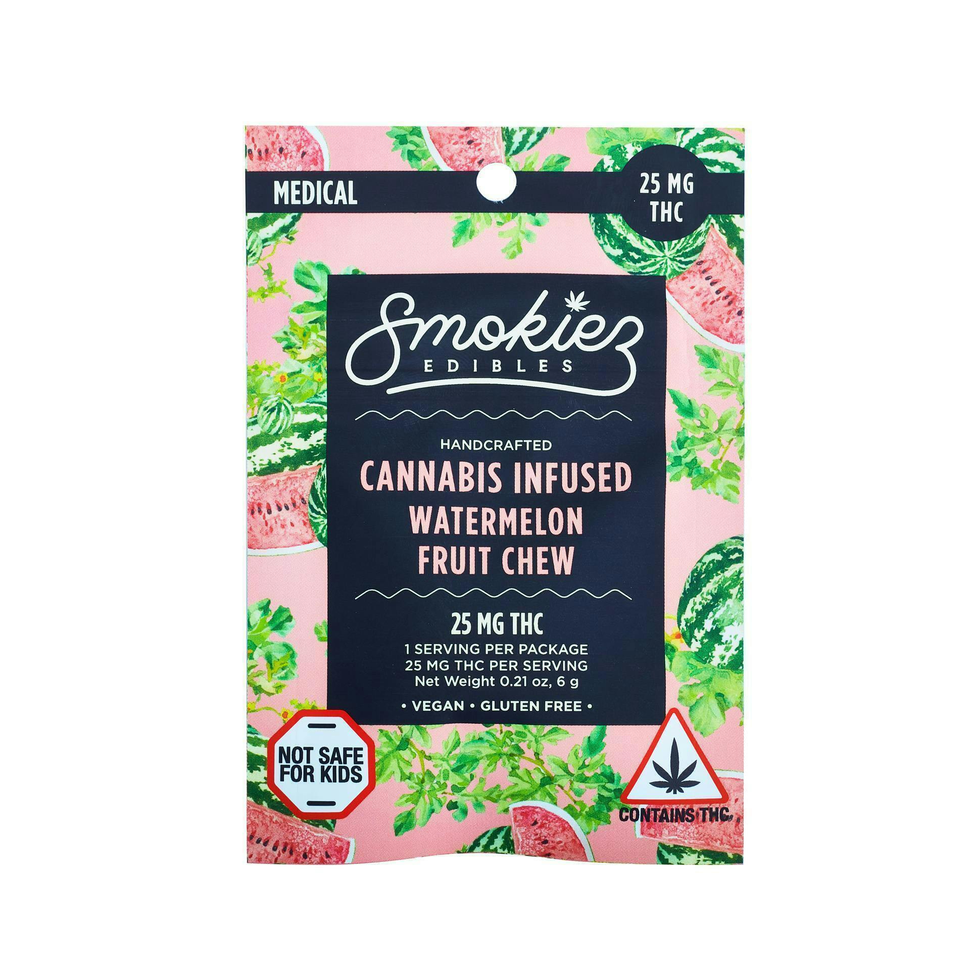 Smokiez Edibles - Watermelon Fruit Chew | 25mg - 1