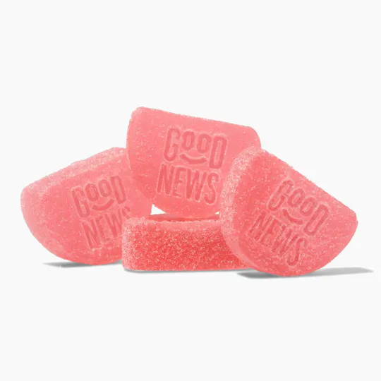 Good News - Good News | Friyay | Watermelon Sour Gummies | 100mg | 10ct | 10 mg/ea - 1