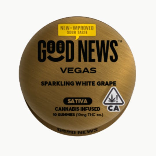 Good News - Good News Vegas Sparkling White Grape Sour Gummies - 1