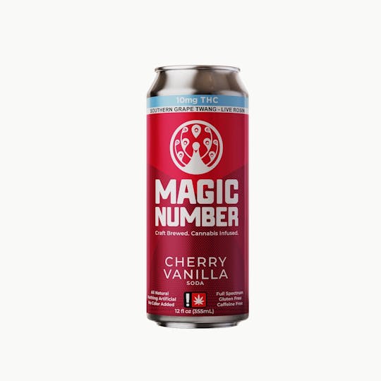 Magic Number - Cherry Vanilla Soda 10mg THC - 1