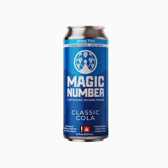 Magic Number - Classic Cola Soda 25mg THC - 1