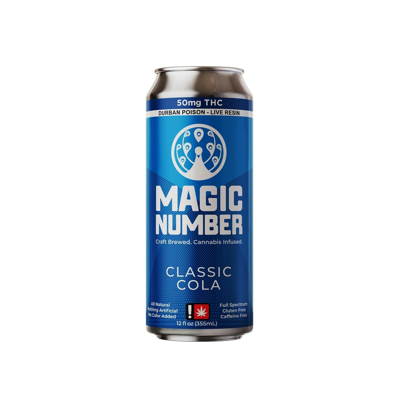 Magic Number - Classic Cola Soda 50mg THC - 1