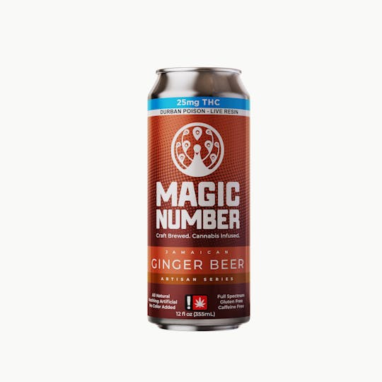 Magic Number - Ginger Beer 25mg THC - 1