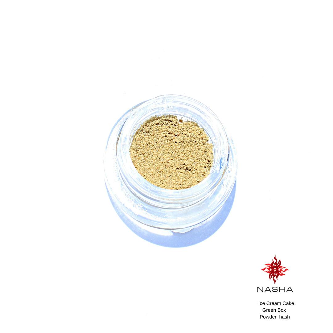 NASHA - Ice Cream Cake Green Powder Hash (by Grouse Valley Farms) - 1