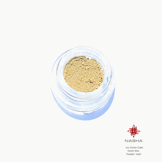 NASHA - Ice Cream Cake Green Powder Hash (by Grouse Valley Farms) - 1