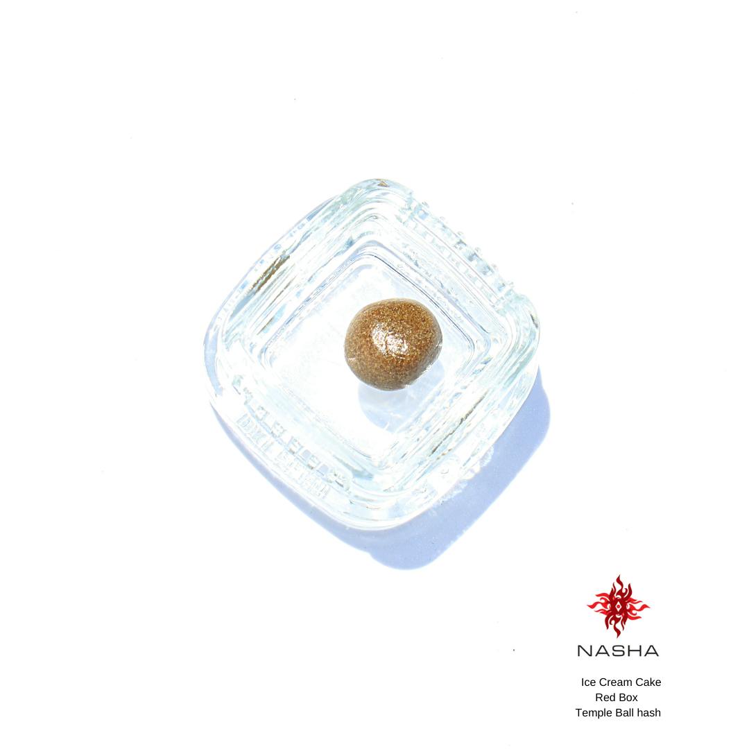 NASHA - Ice Cream Cake Red Temple Ball Hash (by Grouse Valley Farms) - 1