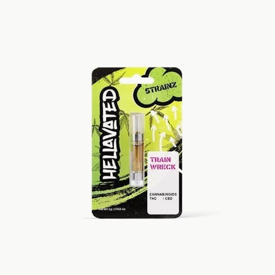 Hellavated - Trainwreck Strainz Cartridge 1g - 1