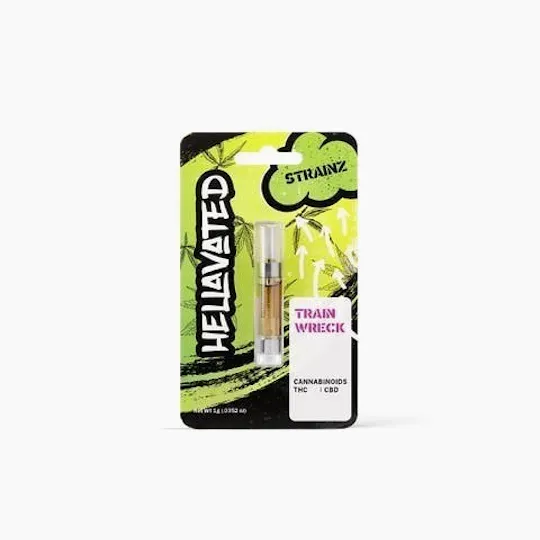Hellavated - Trainwreck Strainz Cartridge 1g - 1