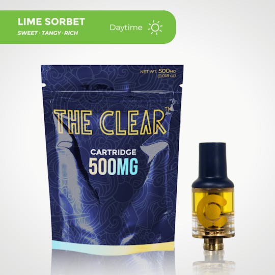 CLEAR Brands - The Clear Original Cartridge 500mg | Lime Sorbet - 1