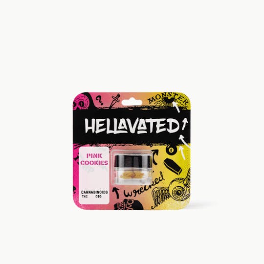 Hellavated - Pink Cookies Dabz 1g - 1