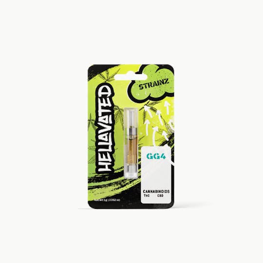 Hellavated - GG4 Strainz Cartridge 1g - 1