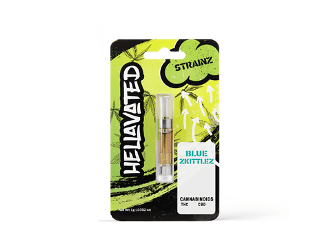 Hellavated - Blue Zkittlez Strainz Cartridge 1g - 1