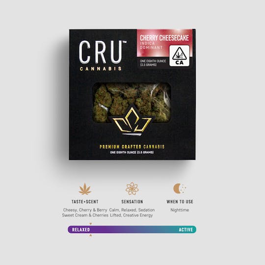 CRU Cannabis - Cherry Cheesecake (3.5 Grams) - 1