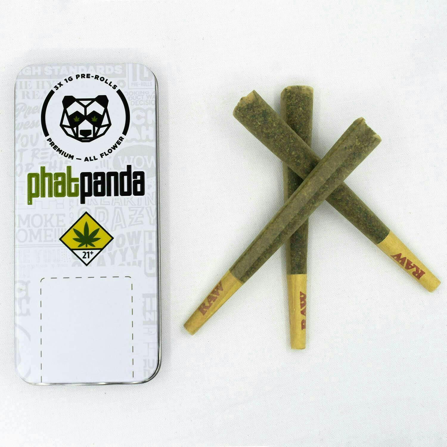 Phat Panda - Phat Panda | Nooner | Joints | 1g each | 3pk - 1